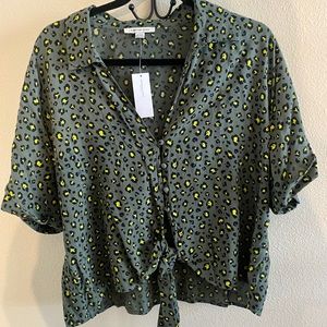American Eagle Button Front Blouse